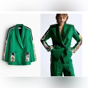 Anamika Khanna x H&M SILK JACQUARD-WEAVE JACKET